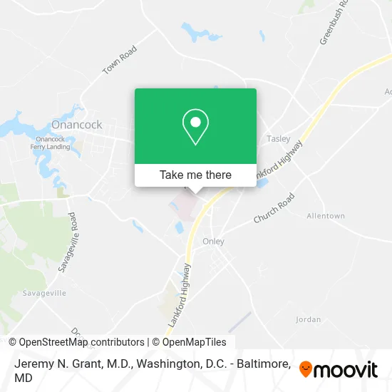 Jeremy N. Grant, M.D. map