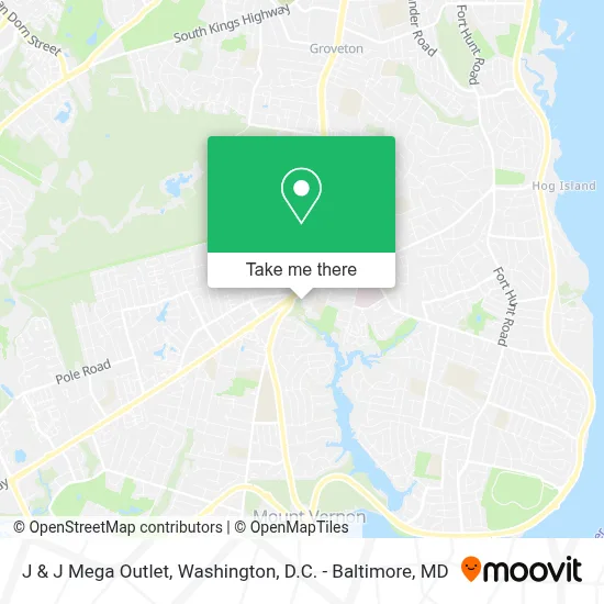 J & J Mega Outlet map