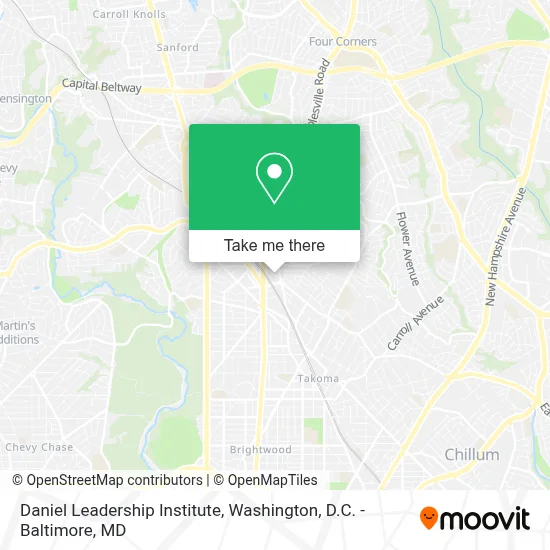 Daniel Leadership Institute map
