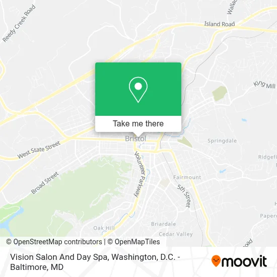 Vision Salon And Day Spa map