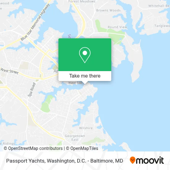 Passport Yachts map