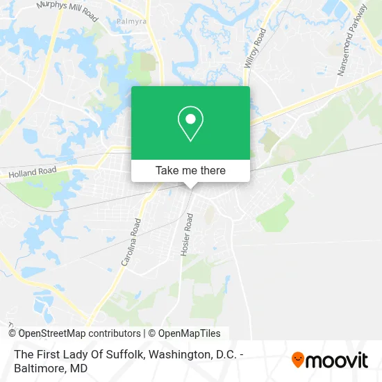 The First Lady Of Suffolk map