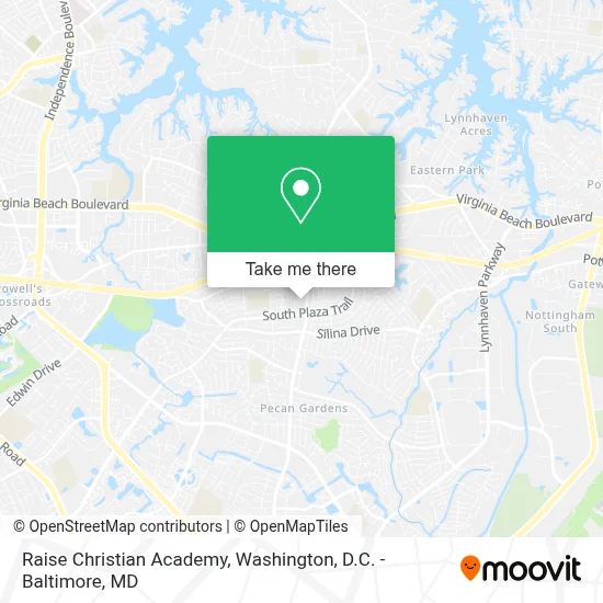 Raise Christian Academy map