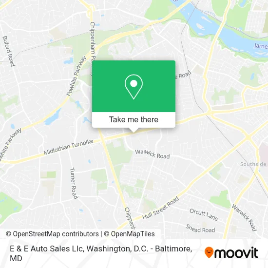 E & E Auto Sales Llc map