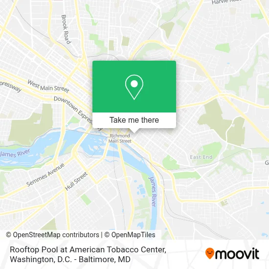 Rooftop Pool at American Tobacco Center map
