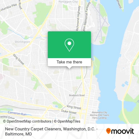 New Country Carpet Cleaners map