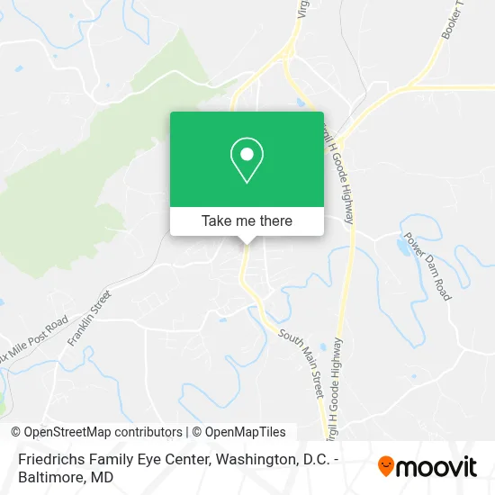 Friedrichs Family Eye Center map