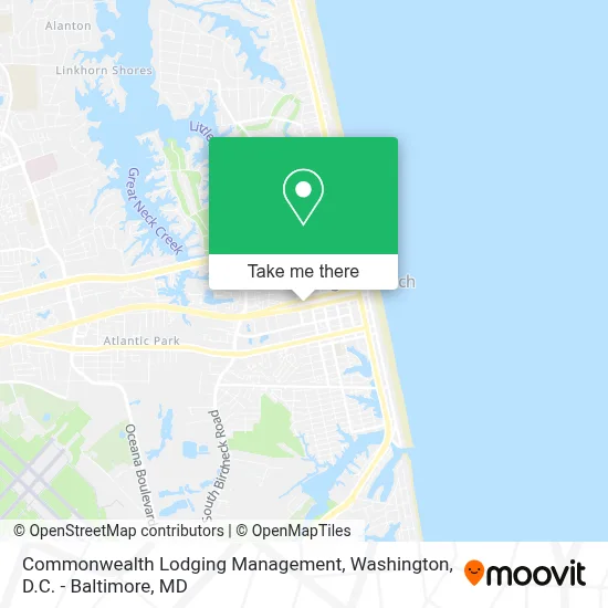 Commonwealth Lodging Management map