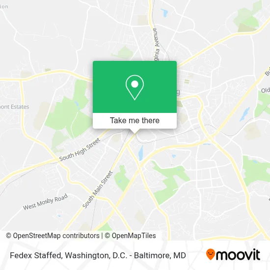 Fedex Staffed map