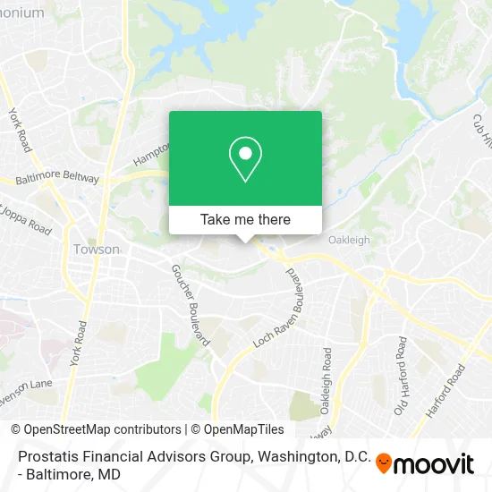 Prostatis Financial Advisors Group map