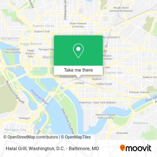 Halal Grill map