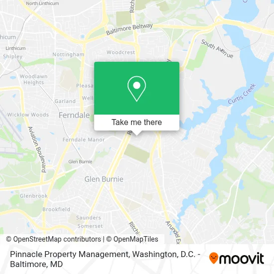 Pinnacle Property Management map