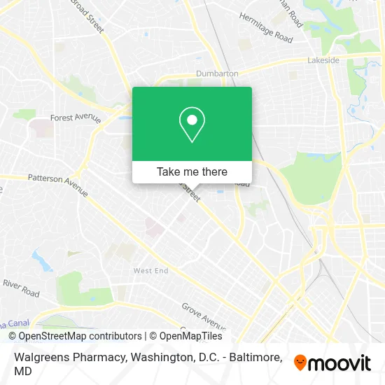 Walgreens Pharmacy map