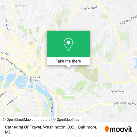 Cathedral Of Prayer map