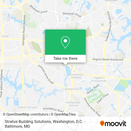 Stratus Building Solutions map