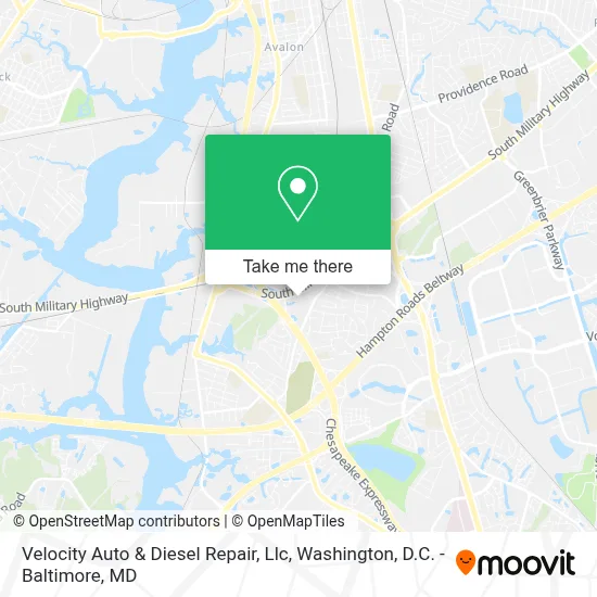 Velocity Auto & Diesel Repair, Llc map