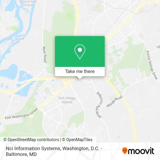 Nci Information Systems map