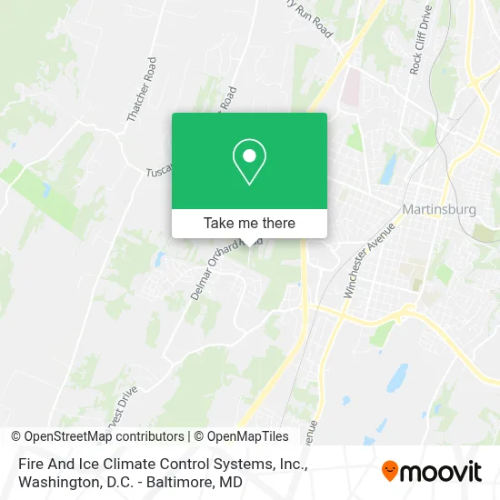 Fire And Ice Climate Control Systems, Inc. map
