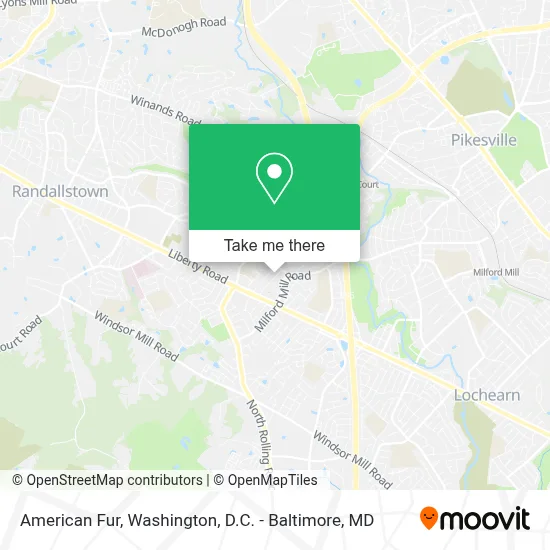 American Fur map
