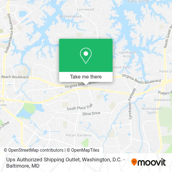 Ups Authorized Shipping Outlet map