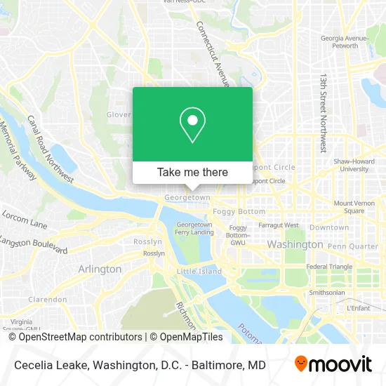 Cecelia Leake map