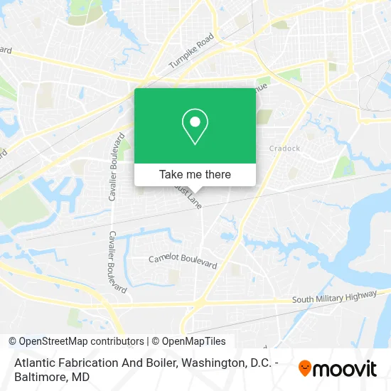 Atlantic Fabrication And Boiler map