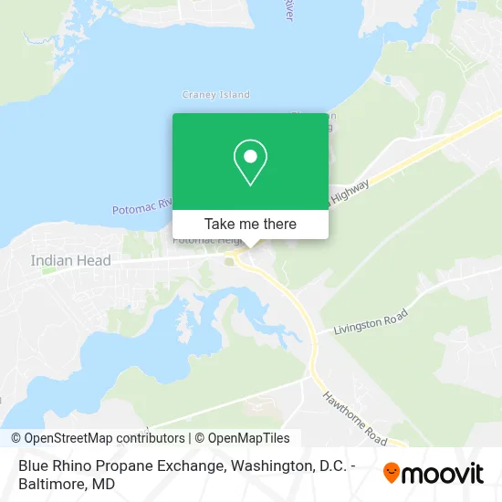 Blue Rhino Propane Exchange map