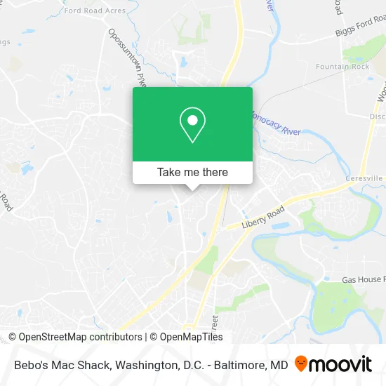 Bebo's Mac Shack map