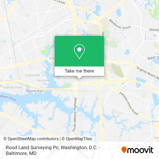 Rood Land Surveying Pc map