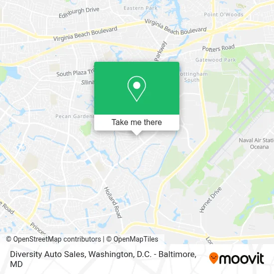 Diversity Auto Sales map