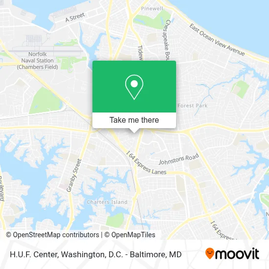H.U.F. Center map