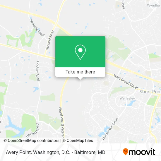 Avery Point map