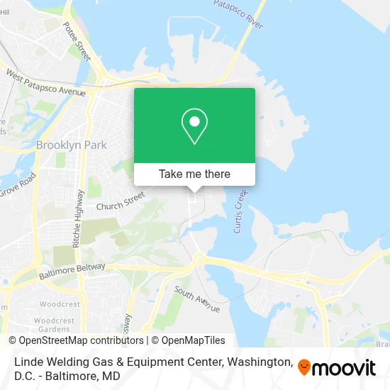 Linde Welding Gas & Equipment Center map