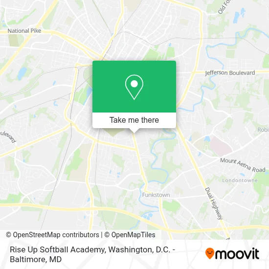 Rise Up Softball Academy map