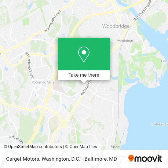 Carget Motors map