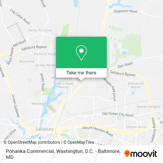Pohanka Commercial map