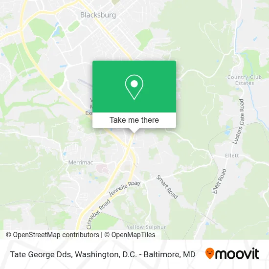 Tate George Dds map