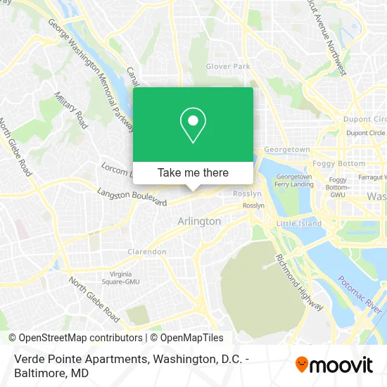 Verde Pointe Apartments map