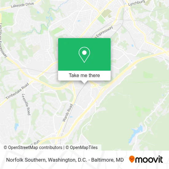 Norfolk Southern map