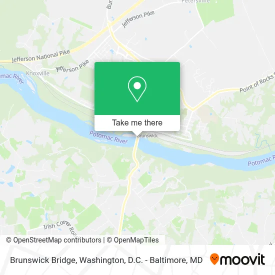 Brunswick Bridge map