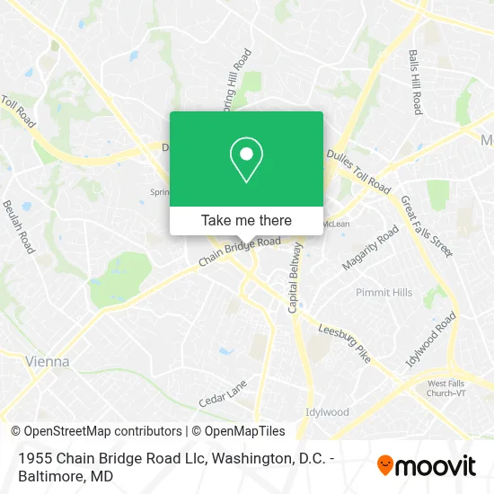 1955 Chain Bridge Road Llc map
