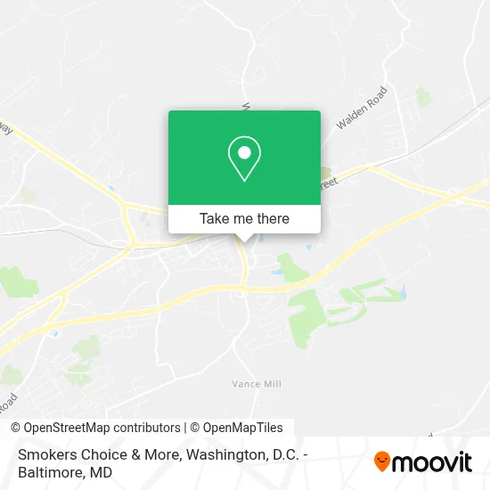 Smokers Choice & More map