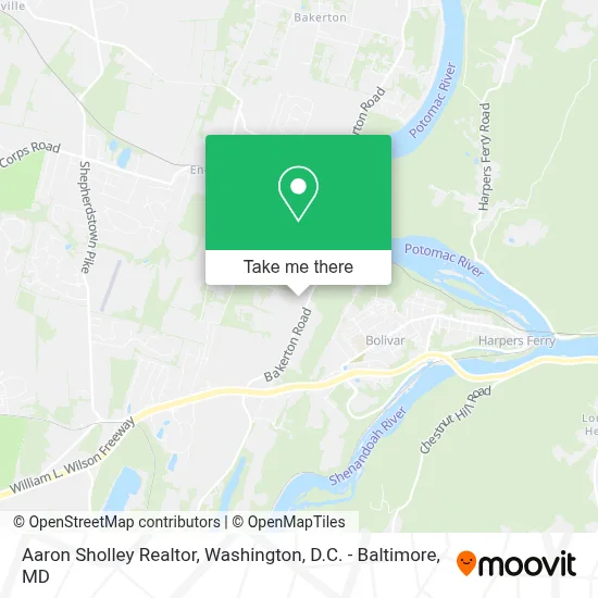 Aaron Sholley Realtor map