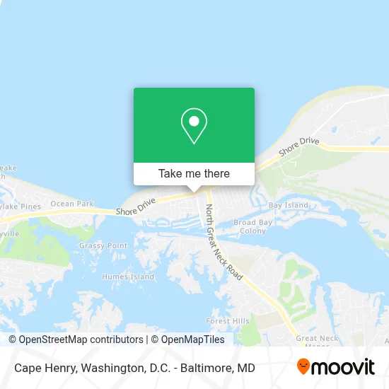 Cape Henry map