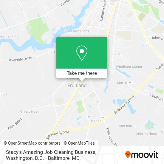 Stacy's Amazing Job Cleaning Business map