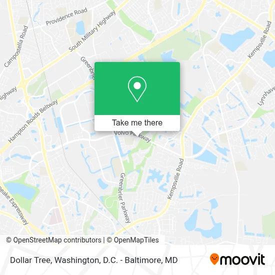 Dollar Tree map