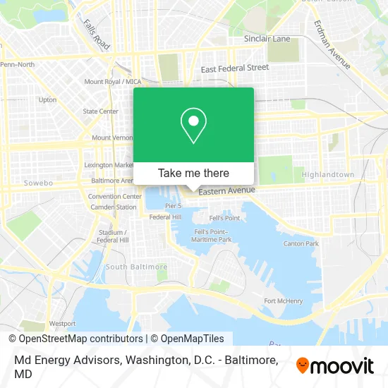 Md Energy Advisors map