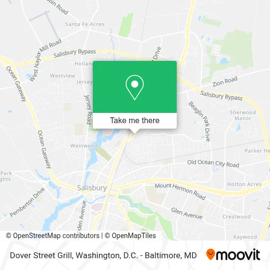 Dover Street Grill map