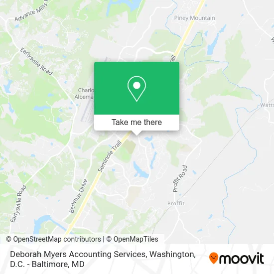 Deborah Myers Accounting Services map