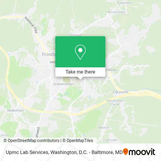 Upmc Lab Services map